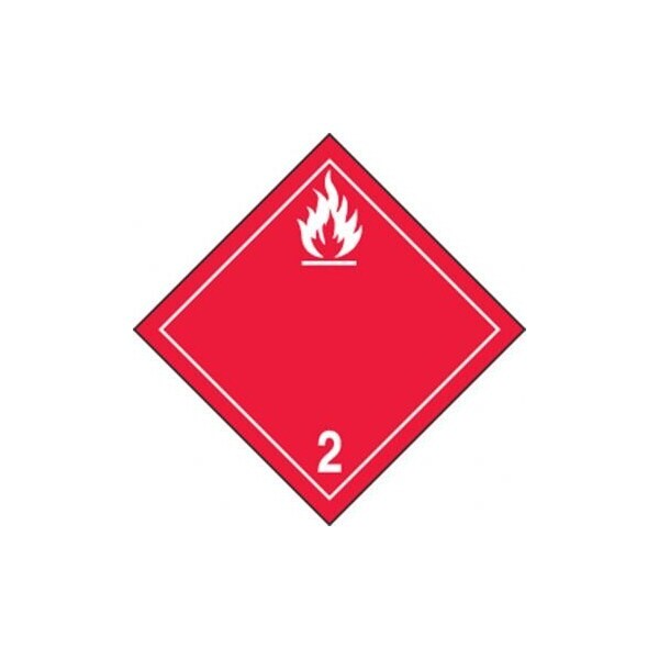 Accuform TDG PLACARD CLASS 2 273MM x 273MM TCP202MG25 TCP202MG25 - main